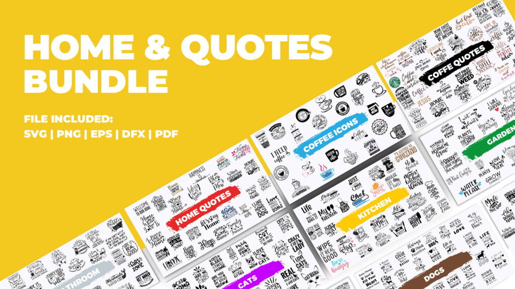 The Complete SVG Bundle 10 HOME2020QUOTES
