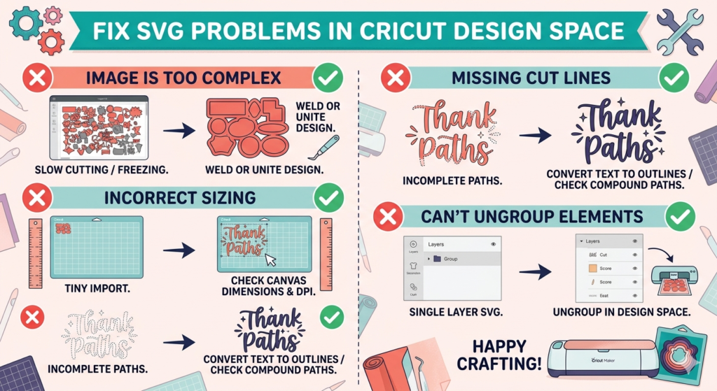 Fix SVG Problems in Cricut Design Space