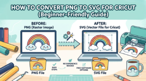How to Convert PNG to SVG for Cricut (Beginner-Friendly Guide)
