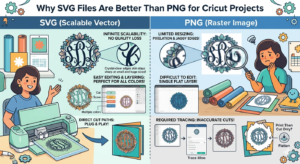 Why SVG Files Are Better Than PNG for Cricut Projects